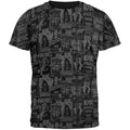 AC/DC - Tour Poster Art Black T-Shirt