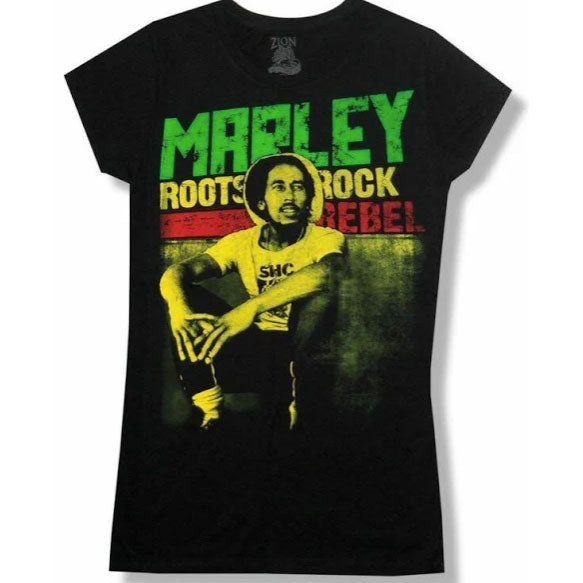 Bob Marley - Roots Rock Rebel Juniors T-Shirt