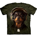 The Mountain - Rottweiler DJ Sarge Mens Tie-Dye T Shirt