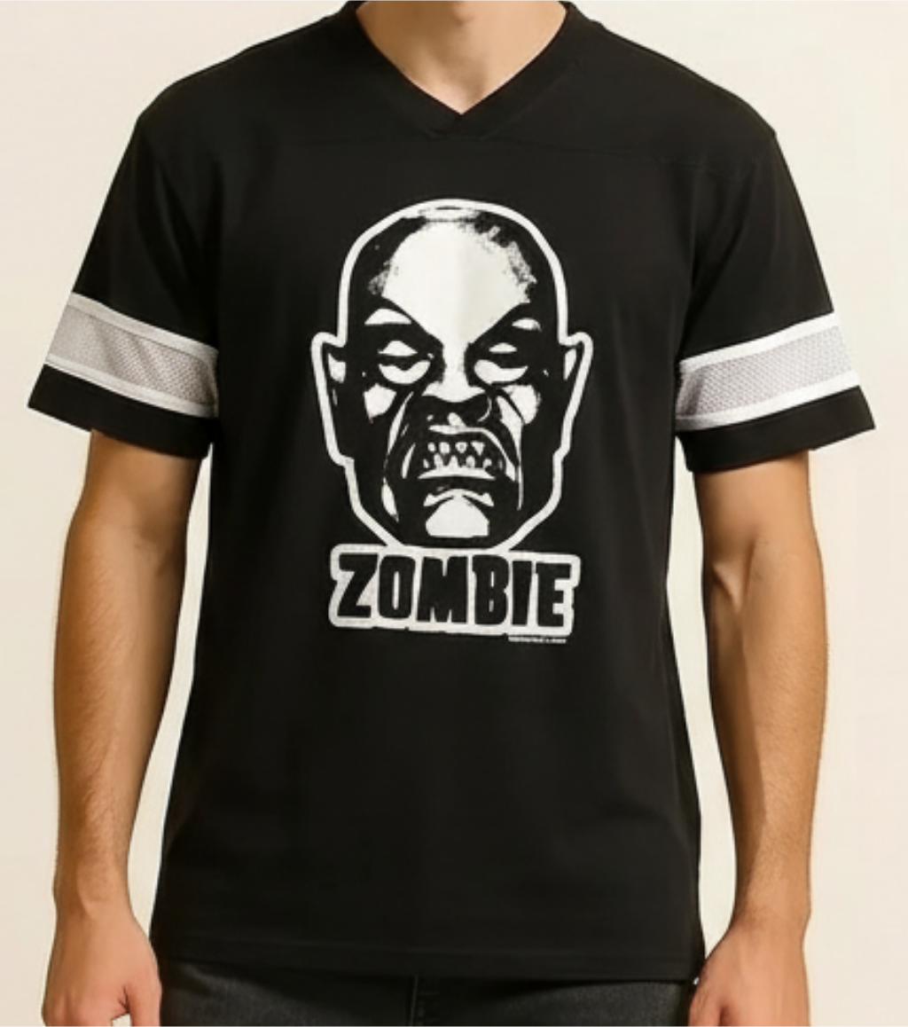 Rob Zombie - Robot Head Vintage Premium Winterland Productions Football Jersey T Shirt
